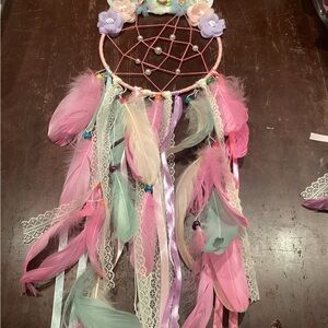 Source Unknown Pink and Purple Dreamcatcher